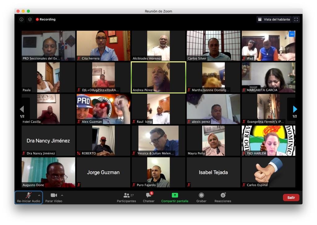 Seccional PRD NY desarrollará plan estratégico ‘Gonzalo primera vuelta’