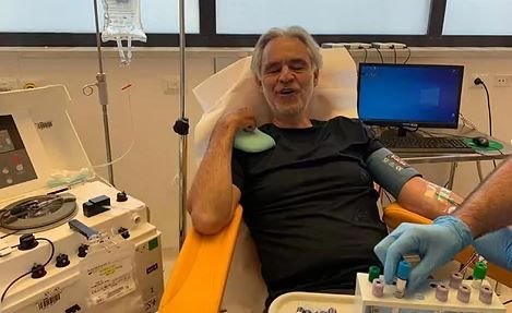 Andrea Bocelli anuncia que fue infectado por el coronavirus y dona su plasma para la investigación