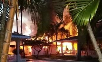 Informan sobre daños tras incendio en el hotel Bahía Príncipe de Samaná