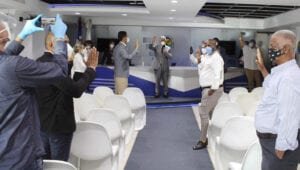 Miguel Vargas juramenta dirigentes del PRM, FP y Movimiento Rebelde