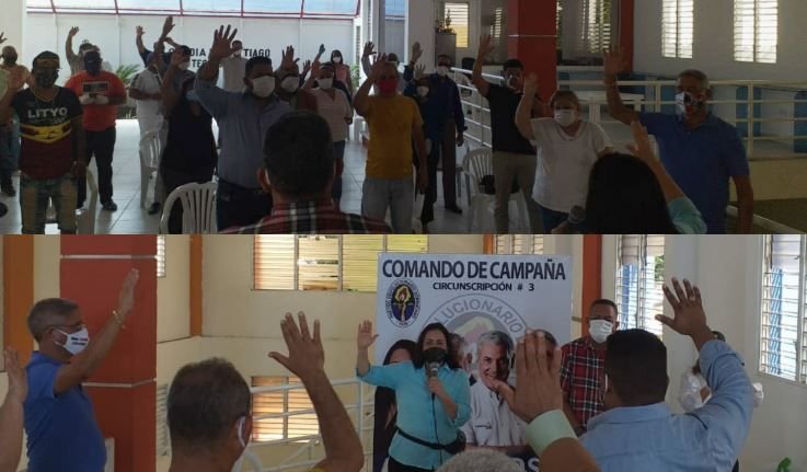 Juramentan comando de campaña PRD circunscripción 03 Santiago 2 Santiago 03