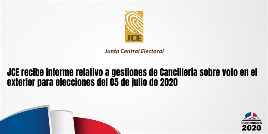 JCE recibe informe sobre gestiones de Cancillería acerca voto en el exterior 6 JCE recibe informe sobre gestiones de Cancillería acerca voto en el exterior
