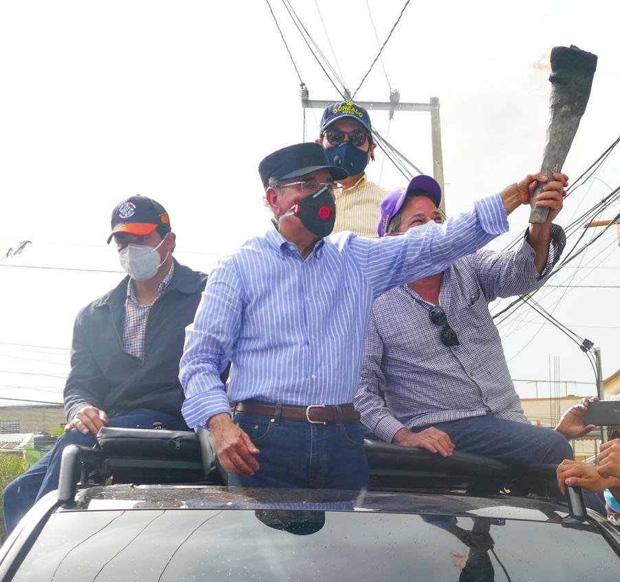 Danilo y Gonzalo realizaron un amplio recorrido por Puerto Plata, Santiago, Espaillat y La Vega