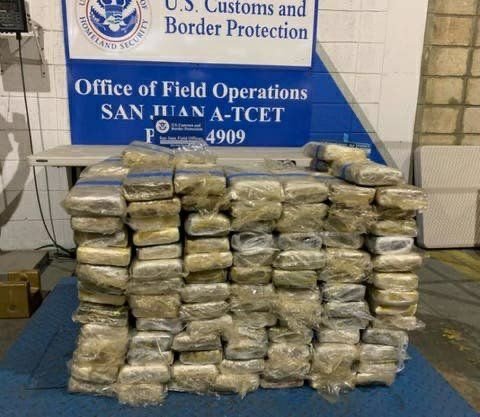 EUA investiga contactos dominicanos de 223 kilos de cocaína confiscados en Puerto Rico procedentes de la RD