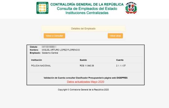 Lopez Florencio Miguel Arturo López Florencio y un hijo, acusados de lavado, son de la Policía; en 2017 fue ascendido a cabo