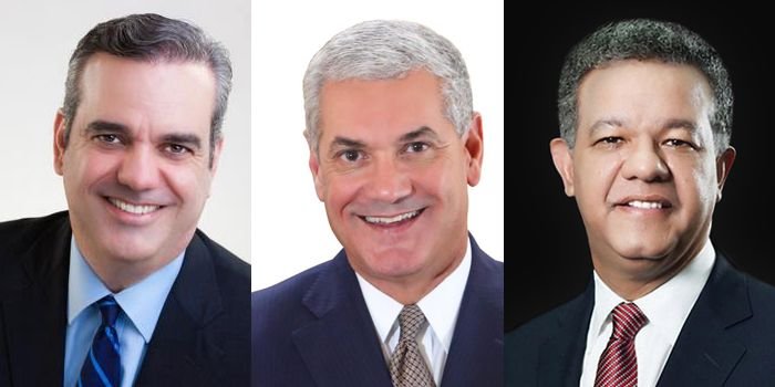 Nueva encuesta: Abinader 52.1%, Gonzalo 34.5% y Fernández 8.2%