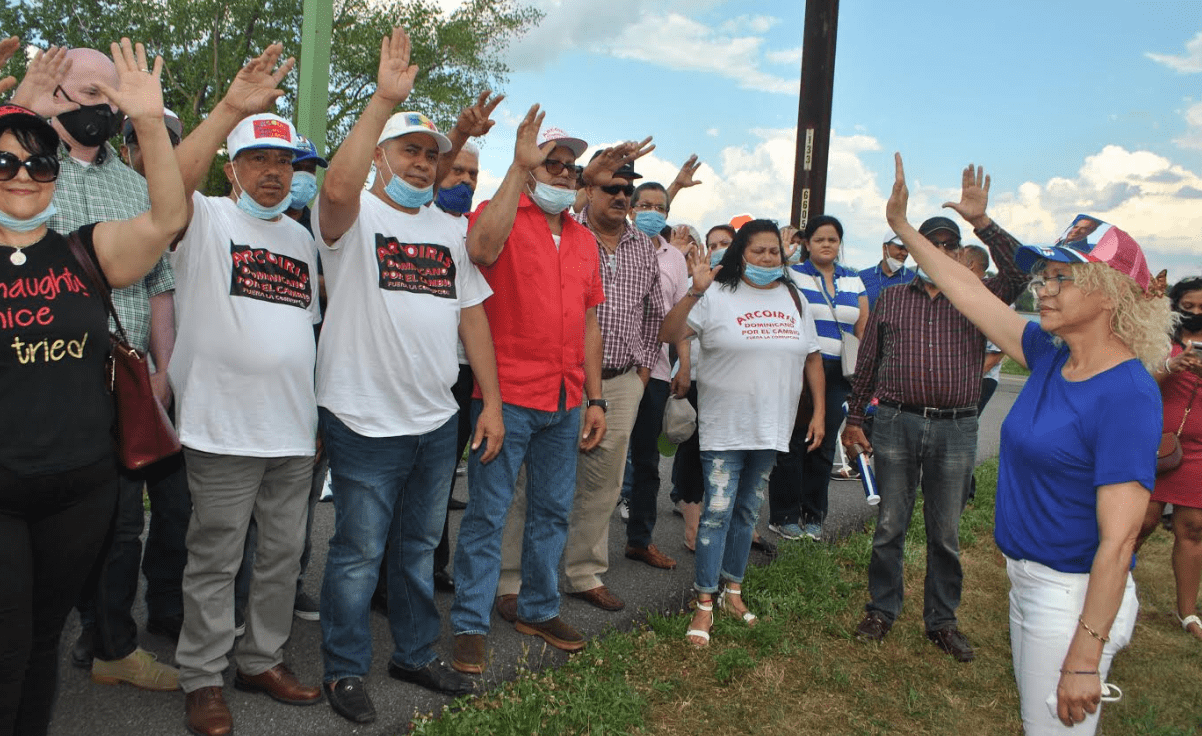 Victoria Electoral juramenta movimientos políticos apoyan a Luis Abinader en Pennsylvania