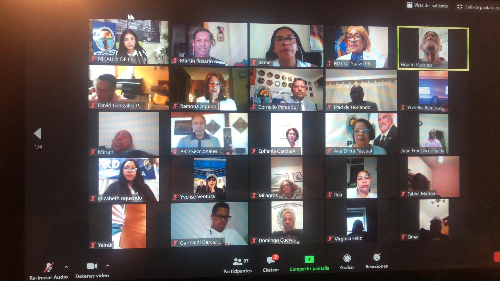 PRD juramenta comandos de campaña en Europa; ratifican apoyo a Maribel Santos