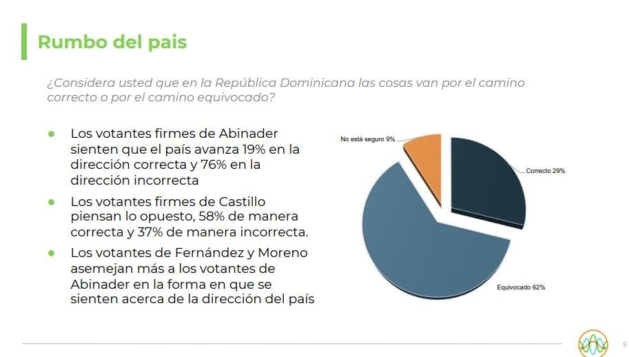 Rumbo del pais Luis Abinader ganará en la primera vuelta con 55%, según encuesta EUA