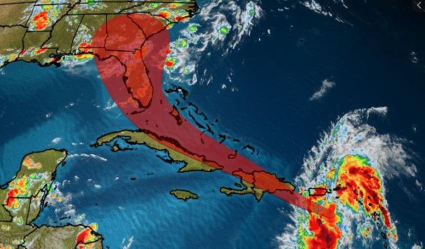 Isaías impactará Dominicana hoy a las 8:00 de la mañana; seis provincias  están en alerta roja
