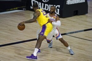 Lebron y los Lakers no pudieron con Oklahoma