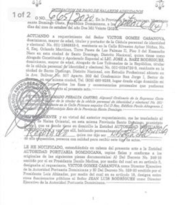 Doc Gomez Casanova 01 Gómez Casanova: Abinader “no me ha destituido” y deben pagarme casi un millón de pesos