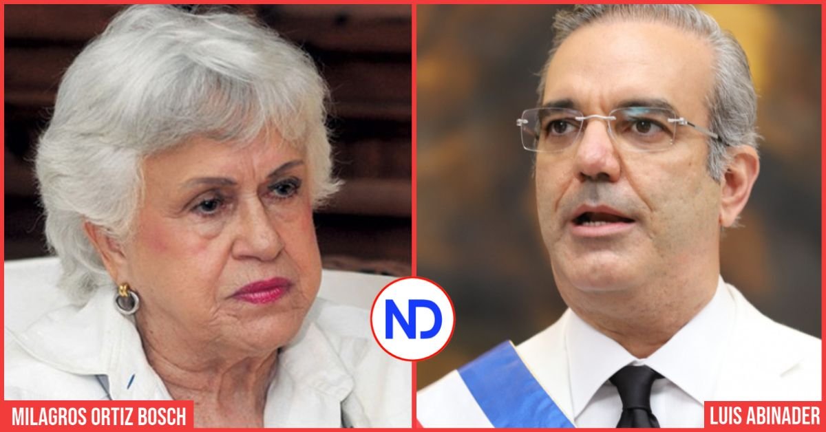 Ortiz Bosch pide a Hugo Álvarez no renunciar; Abinader la había solicitado