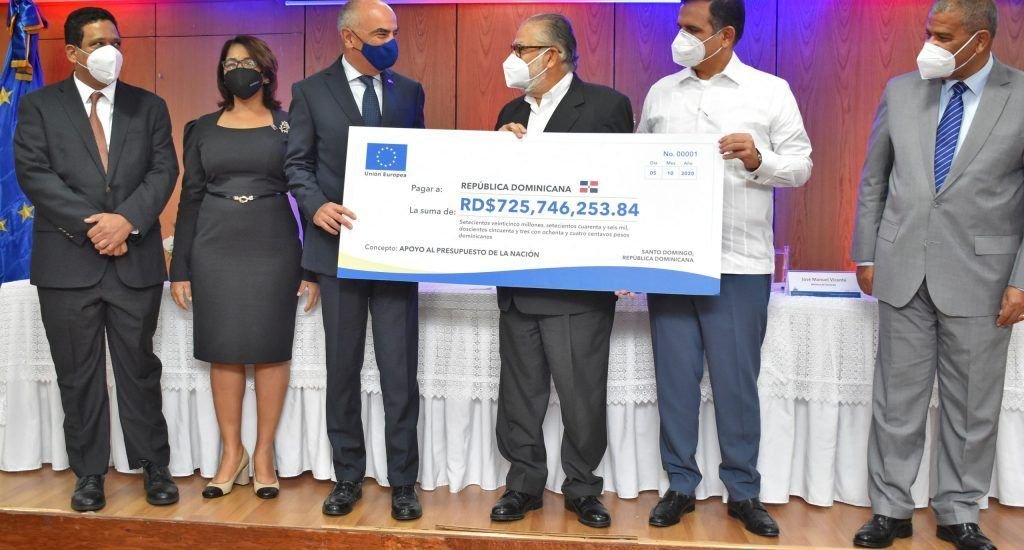 UE donó más de RD$725 millones a RD como apoyo presupuestario