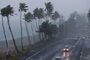 Pertinaz llovizna sigue en zonas de la República Dominicana debido a una vaguada