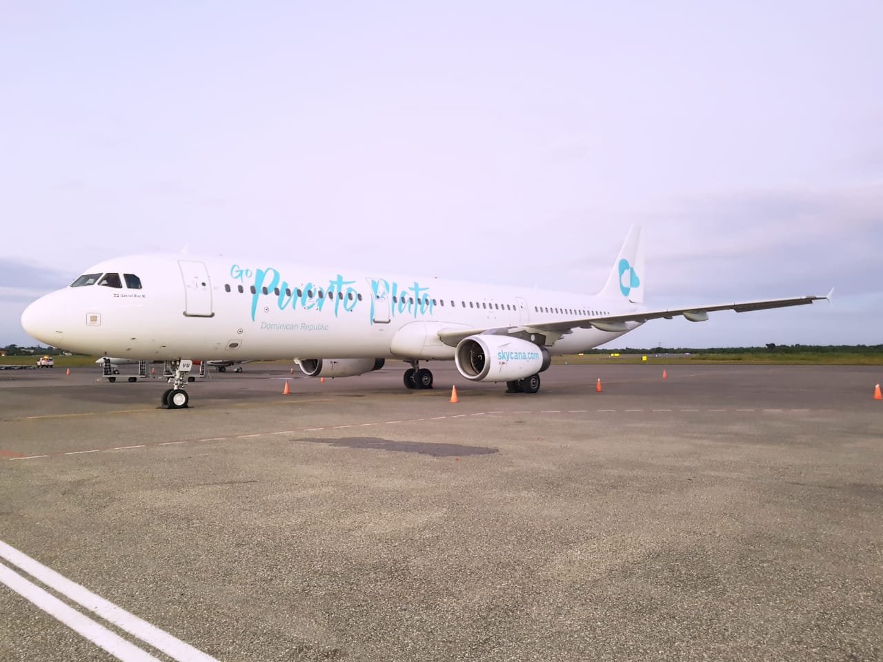 Nueva línea aérea de RD Sky Cana recibe su primer avión Airbus A321