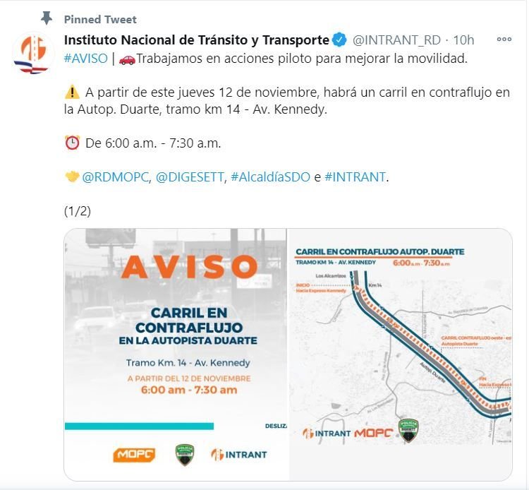 Apartir de hoy implementan programa para desahogar la Autopista Duarte 3 CARRIL Apartir de hoy implementan programa para desahogar la Autopista Duarte