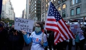 Protestas en EEUU: «No permitan que Trump robe las elecciones»