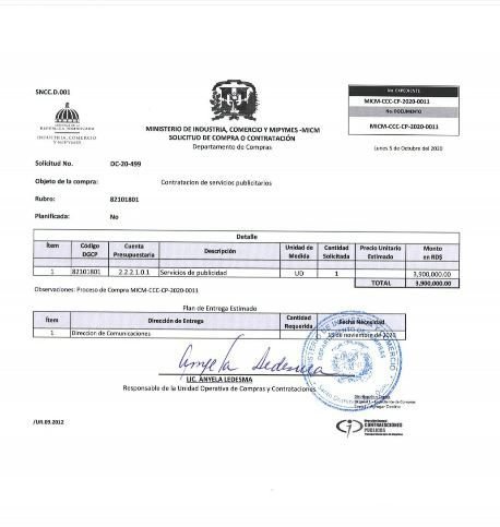 ito 3 2 Ito Bisonó intenta contratar agencia publicitaria por cuatro millones de pesos(documentos anexos)