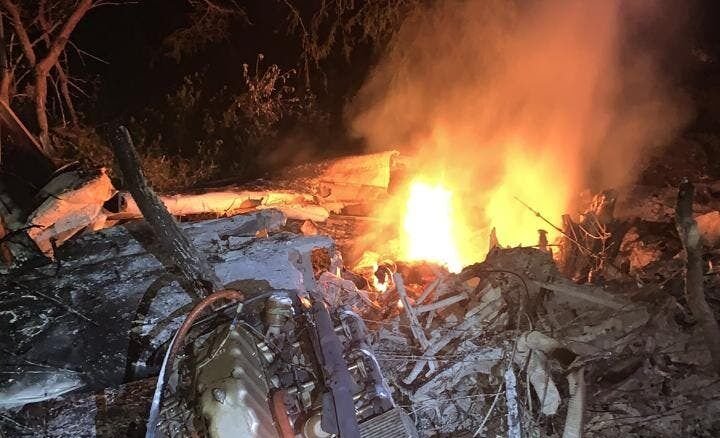 Venía desde Colombia la narco-avioneta que se estrelló en Pedernales