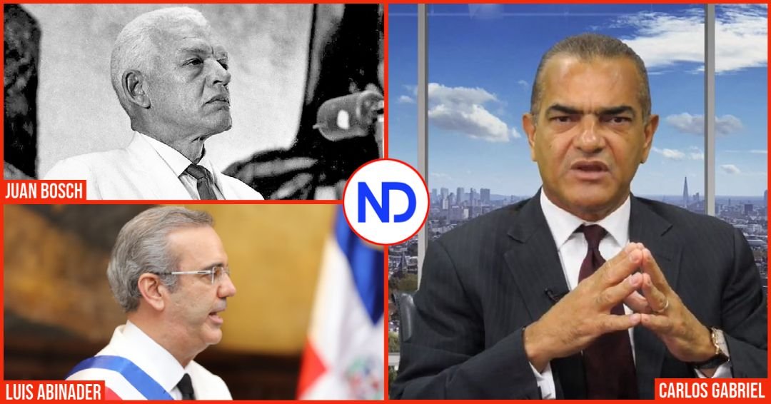 Carlos Gabriel: “Revolución Moral” de Abinader sólo se compara con “gobierno moral” de Bosch