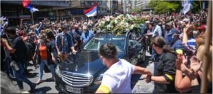 Multitudinario adiós al presidente Tabaré Vázquez en Uruguay