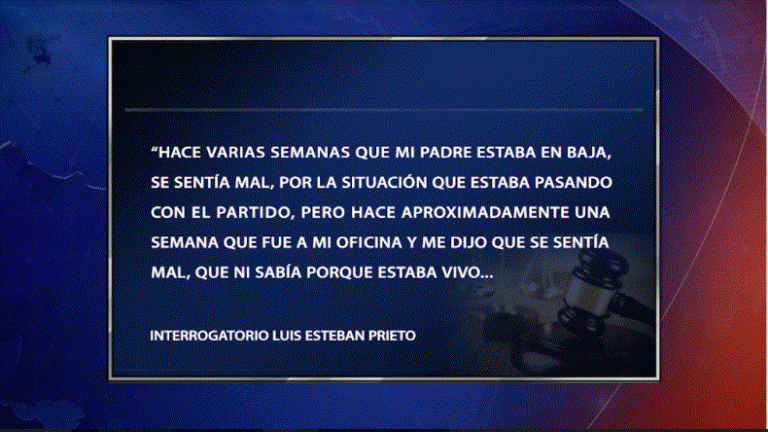 Interrogatorio 02 Hijo de César Prieto: Mi padre me confesó había hecho procesos irregulares mandados por superiores