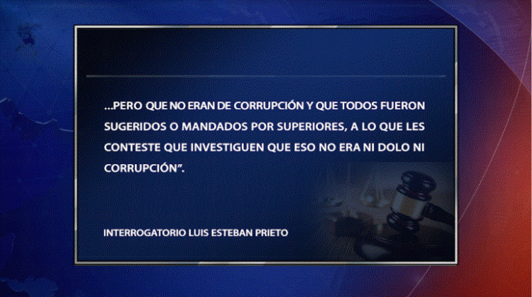 Interrogatorio 04 Hijo de César Prieto: Mi padre me confesó había hecho procesos irregulares mandados por superiores