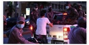 Al menos 995 personas apresadas por violación horario del toque de queda