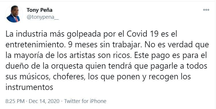 T 1 Coordinador de Gabinete Social aclara entrega de fondos a artistas