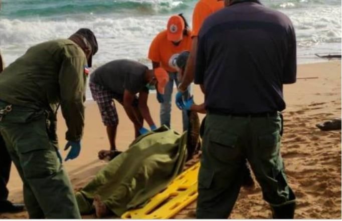 YOLA 2 Miembros de la Armada localizan cinco cadáveres de yola que zozobró