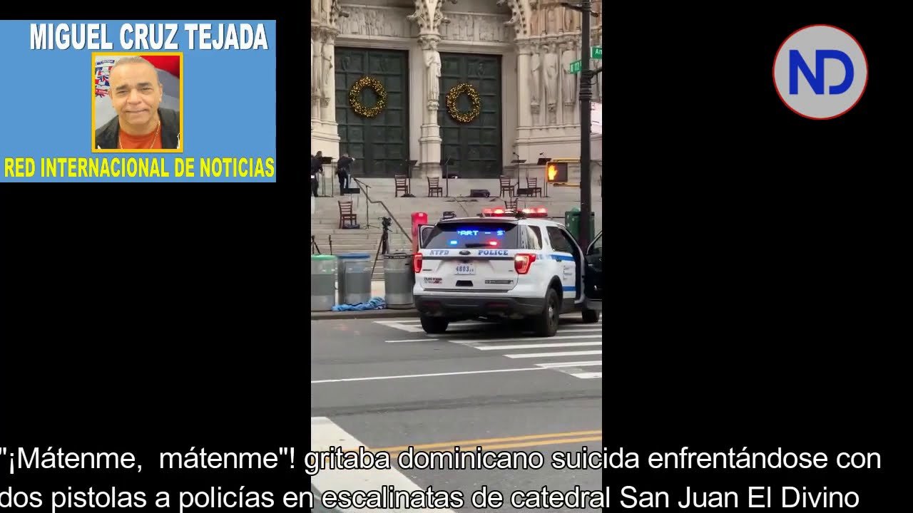Video | Policías de Nueva York matan pistolero de la catedral, presuntamente dominicano 2 13445