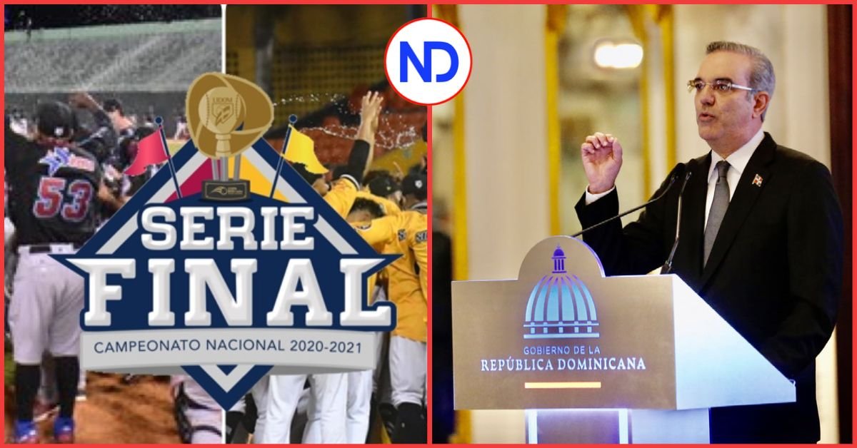 Alocución de Abinader competirá con la final del campeonato de beisbol