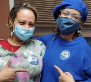 Milly Quezada se vacuna contra el Covid-19