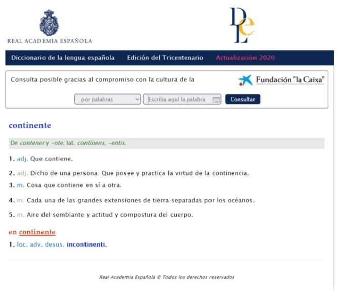 Twitt COntinente 02 Le explican a Milagros Germán el significado de la palabra "continente"