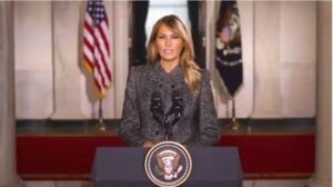 Melania Trump insta al amor y a la paz sobre sobre el odio y la violencia