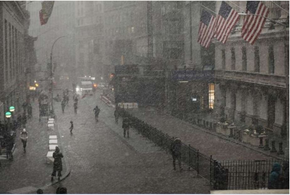 Tormenta de nieve de dos días en New York, Nueva Jersey y Connecticut