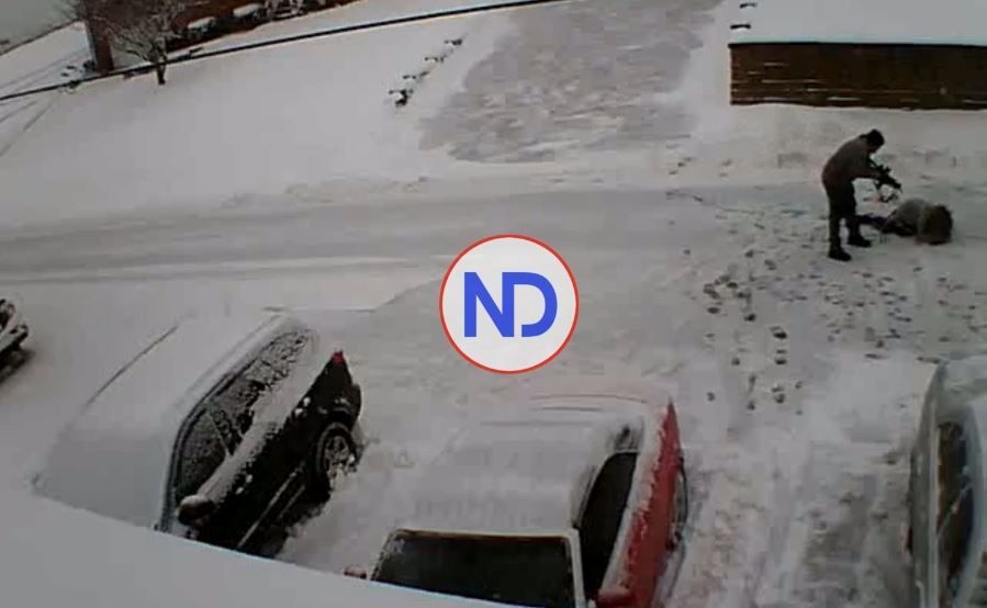 Video | Hombre asesina sus vecinos y se suicida, tras discusión por palear nieve