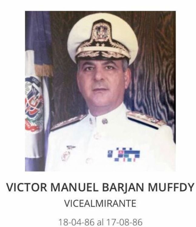 Muere exministro de Defensa, Víctor Manuel Barjan Muffdy 3 VICEALMIRANTE Muere exministro de Defensa, Víctor Manuel Barjan Muffdy