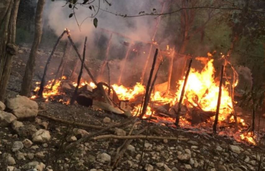 Incendian casuchas de haitianos en represalia por muerte de agricultor 2 Incendian casuchas de haitianos en represalia por muerte de agricultor