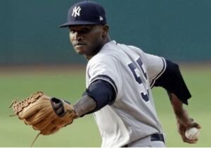 Dominicano Domingo Germán brilla en su debut en la pretemporada de GL