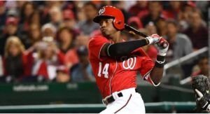 Víctor Robles se sigue preparando para ser el primer bate de los Nacionales