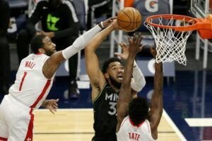 Towns anota 29 y 16 rebotes y da 6 asistencia en triunfo de Minnesota