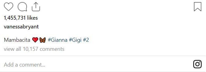 instagram koby Esposa de Kobe Bryant rinde homenaje a su difunta hija Gianna con un tatuaje