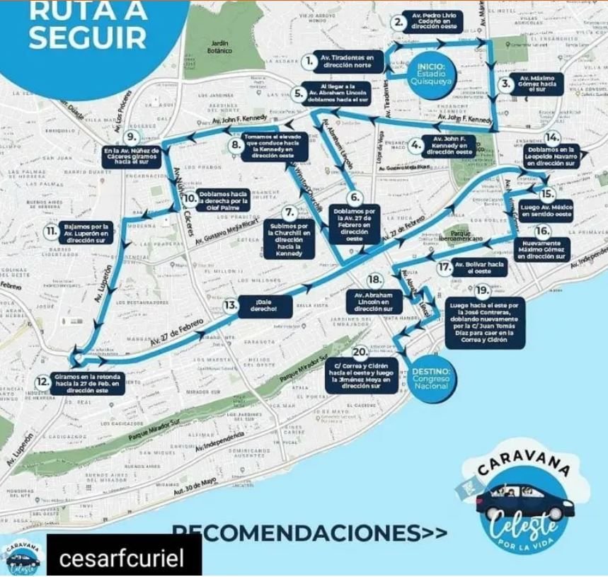 ruta Caravana celeste prepara recorrido por la vida al Congreso