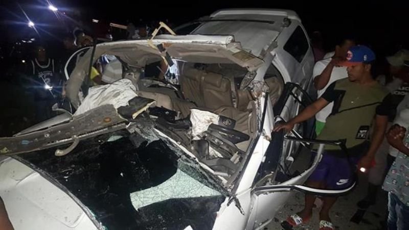 Cinco muertos en accidente de tránsito en la provincia Independencia