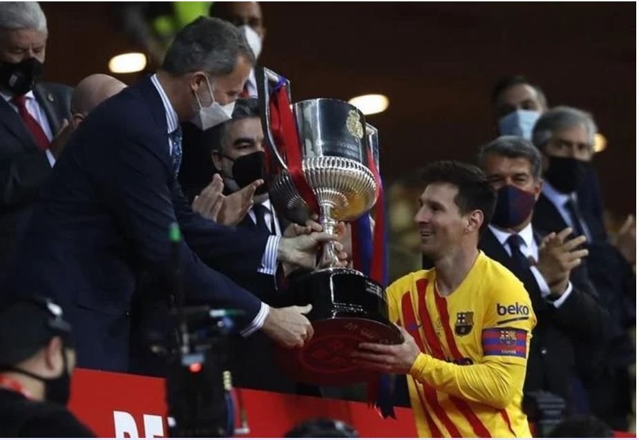 Doblete del estelar Lionel Messi da a Barcelona la Copa del Rey