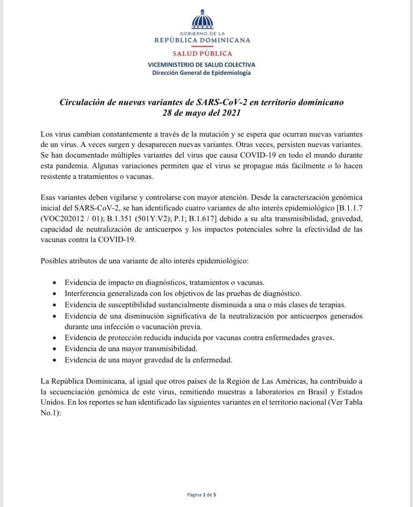 Emiten aviso sobre nuevas variantes de covid que circulan en 19 provincias del país 4 Aviso Covid 19 02 Emiten aviso sobre nuevas variantes de covid que circulan en 19 provincias del país
