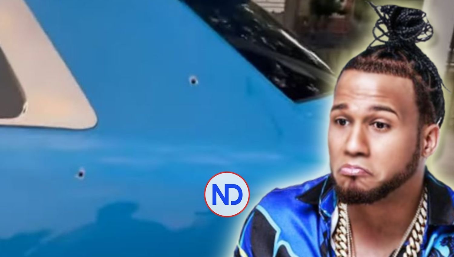 Video | Desconocidos tirotean una yipeta de El Alfa en Miami