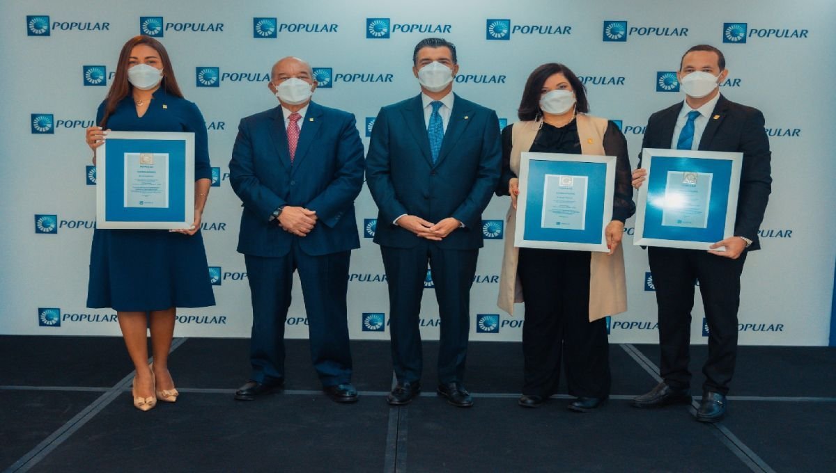 Banco Popular distingue la excelencia de sus gerentes destacados